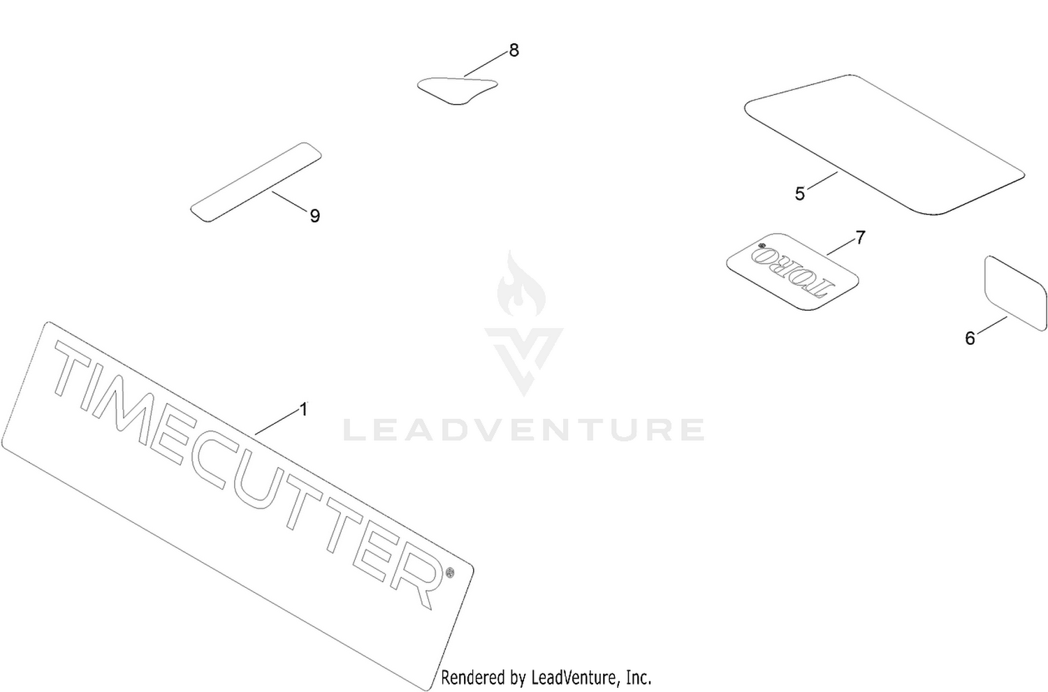 Model Specific Decal Assembly