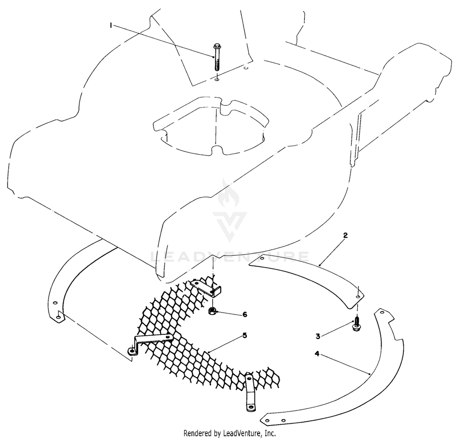 Leaf Shredder Kit No. 59101 (optional)