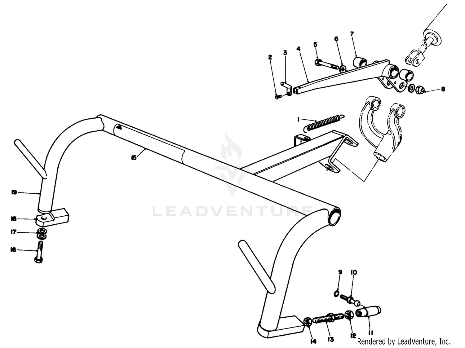 Direct Suspension Pull Frame Kit Model No. 04452 (optional)(continued) 2