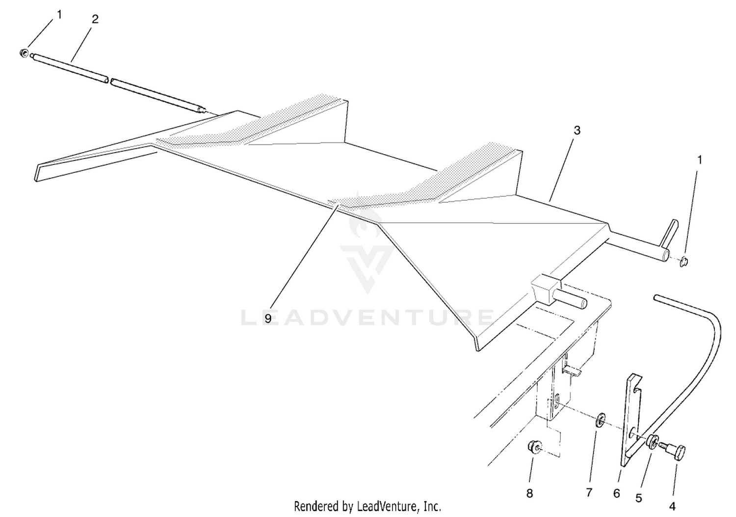 Rear Cover and Latch Assembly