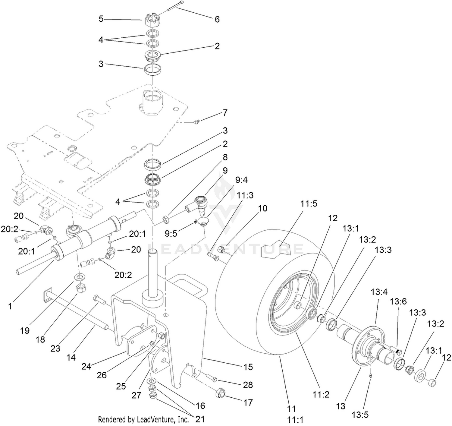Rear Wheel Assembly