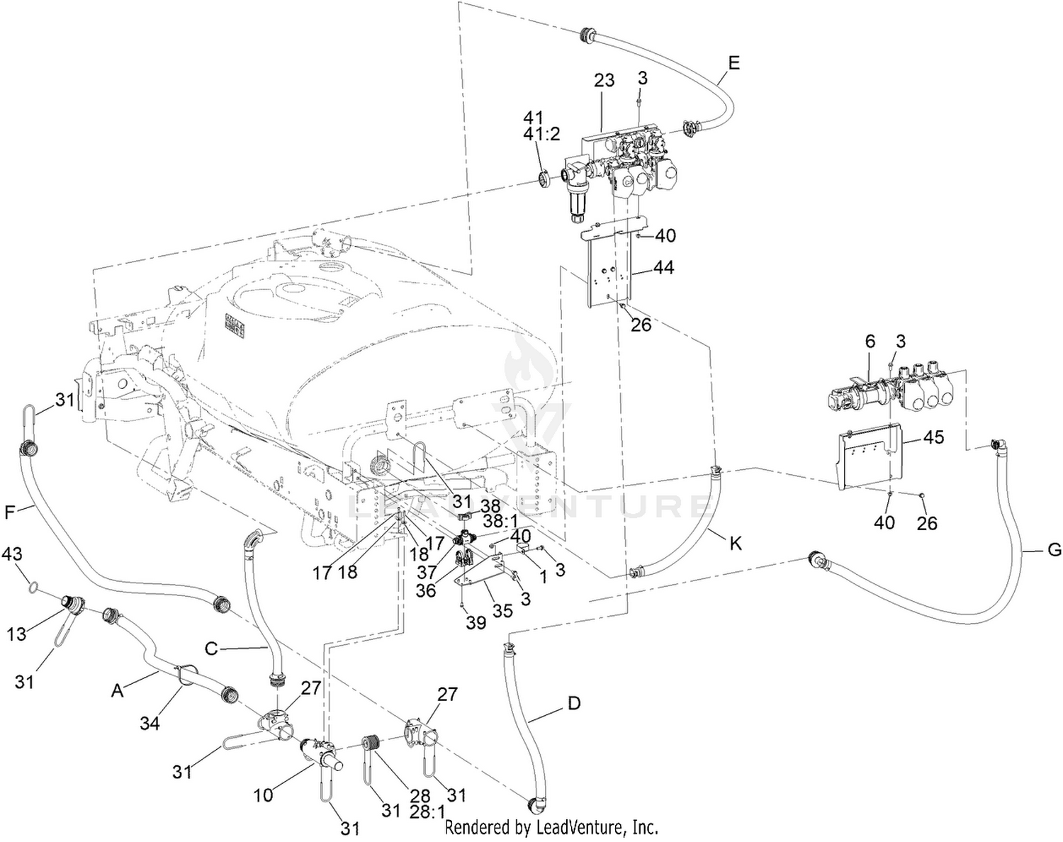 Spray Tank Valve Assembly