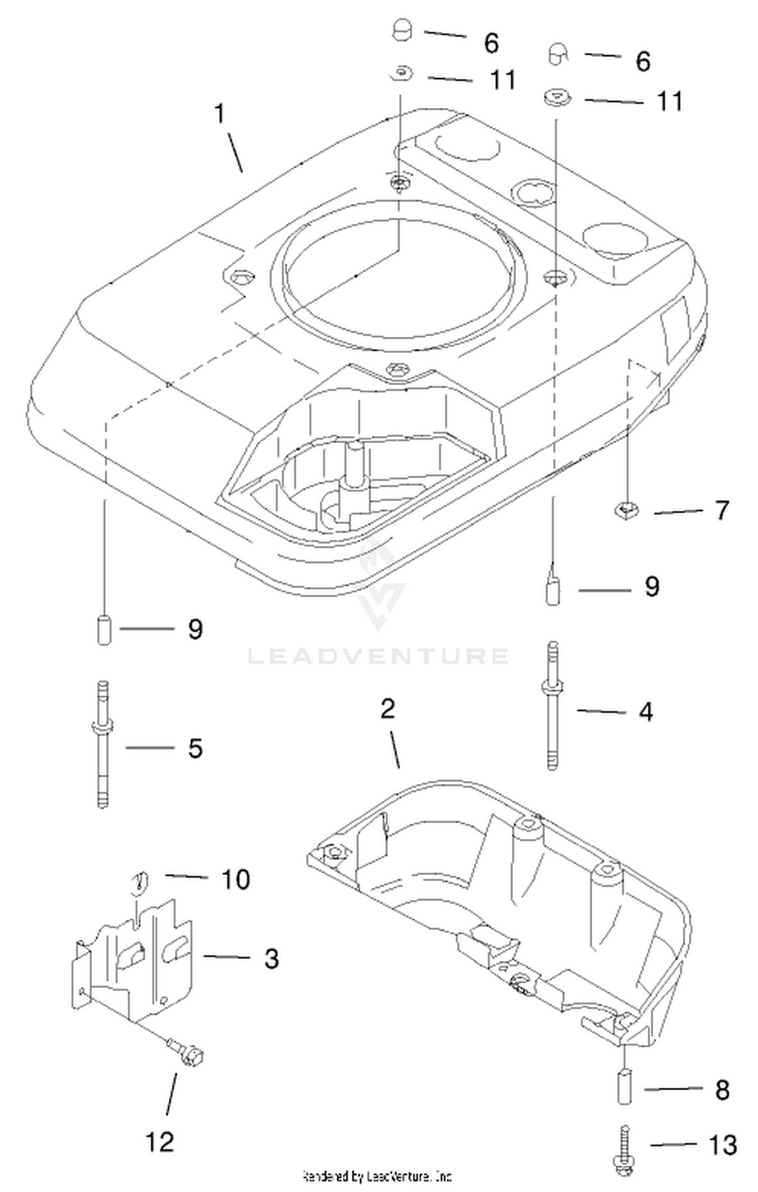 Cover  Cooling Assembly