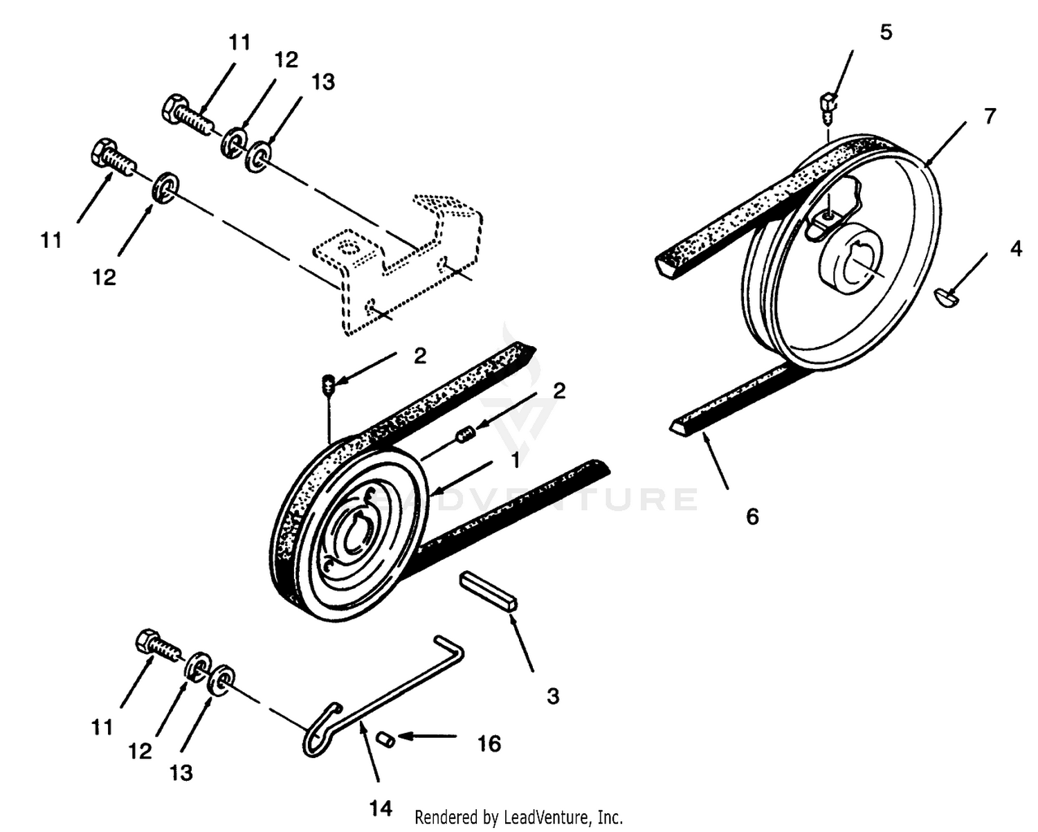 Drive Belt And Pulleys