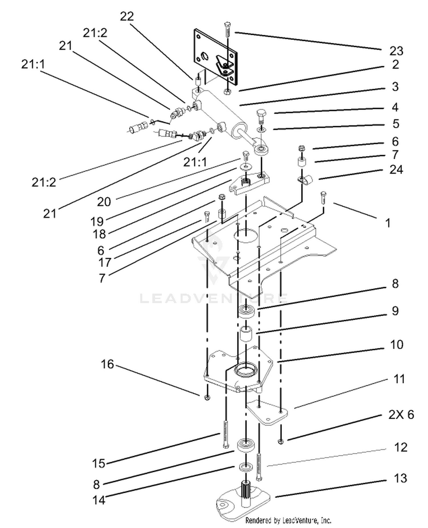 Power Steering Lower Assembly