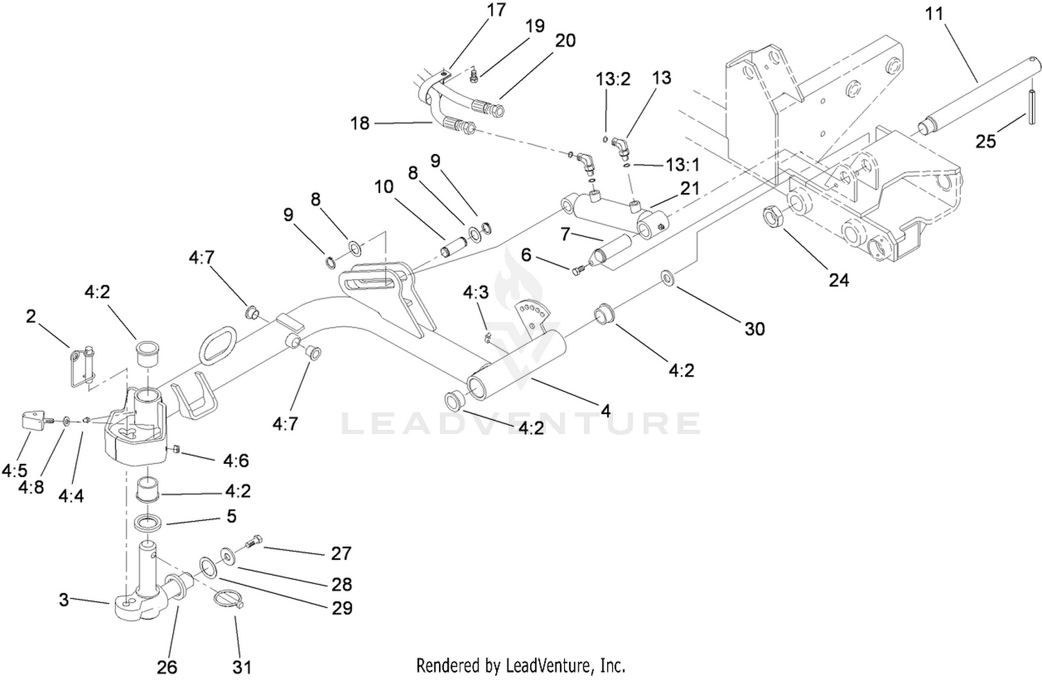 Front No. 1 Lift Arm Assembly