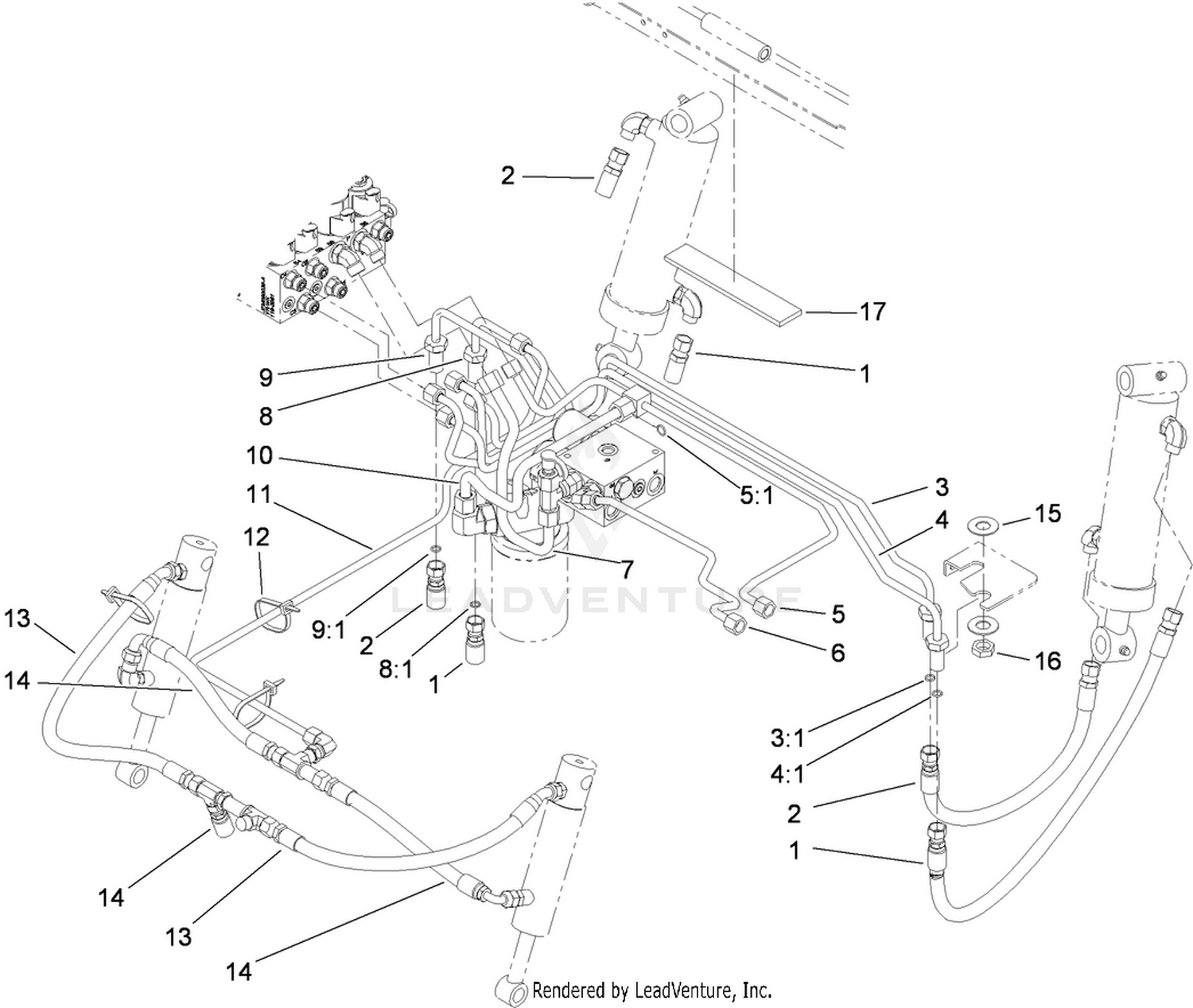 Lift Arm Hydraulic Assembly