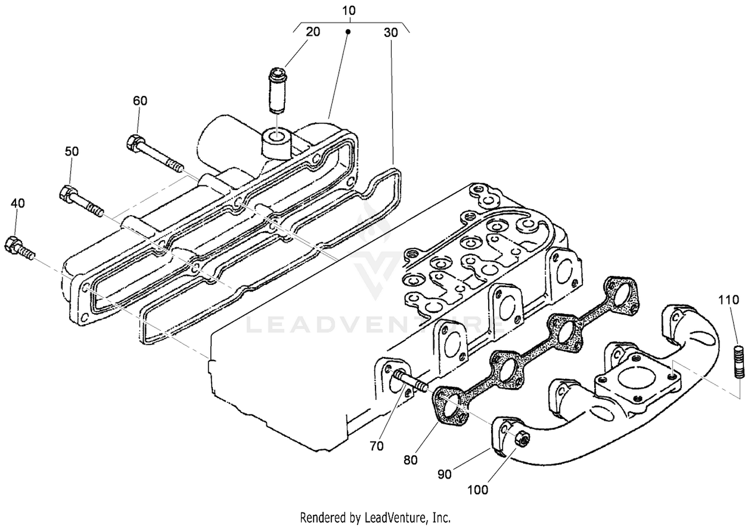 Intake and Exhaust Manifold Assembly