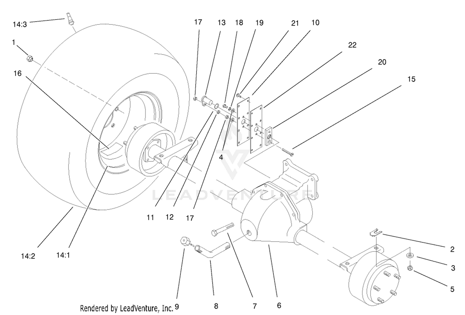 Front Axle Assembly