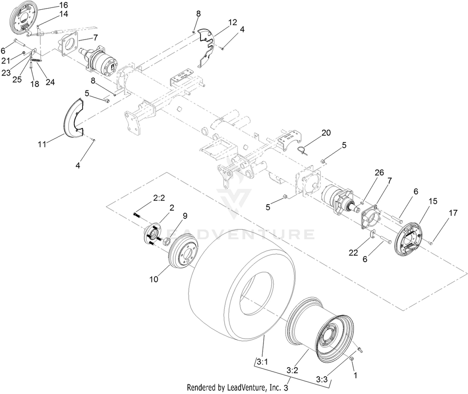 Front Axle Assembly