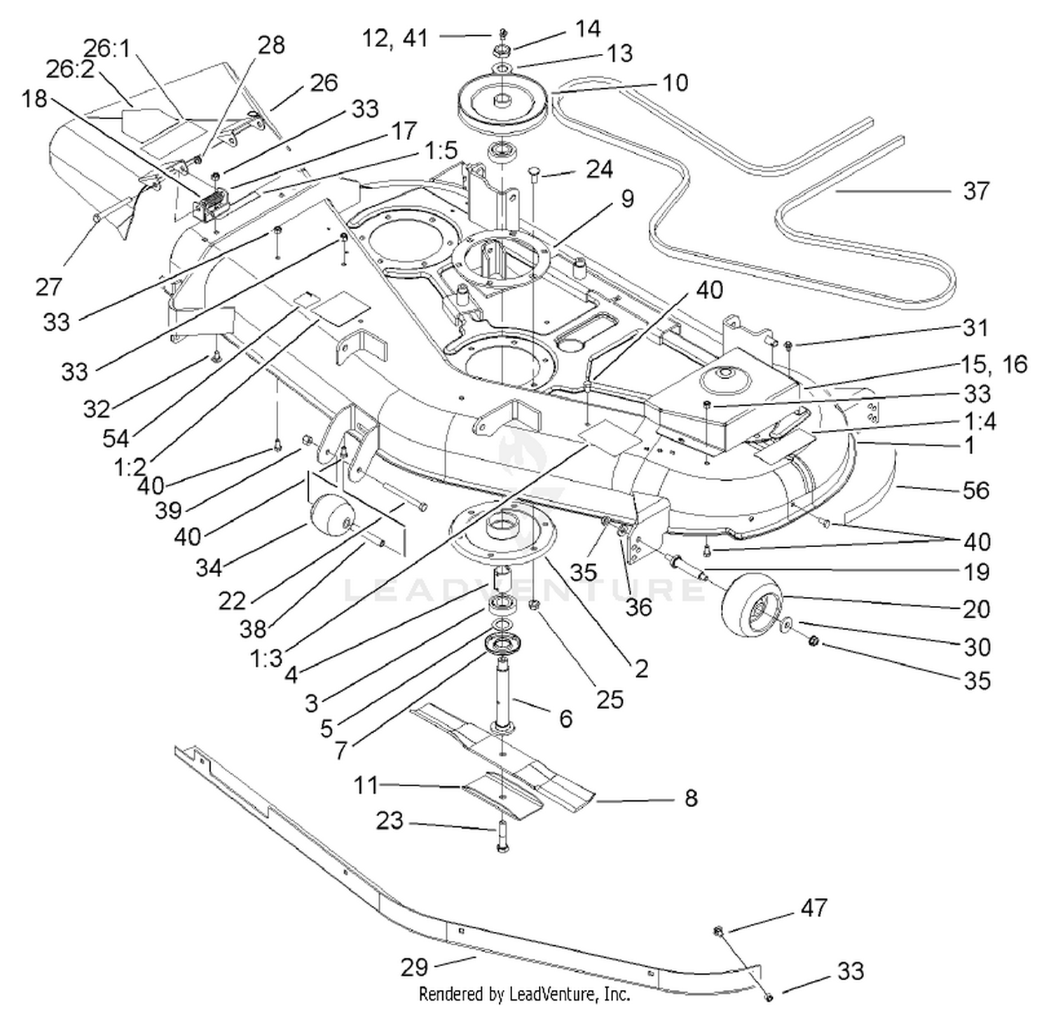 52in Deck Assembly