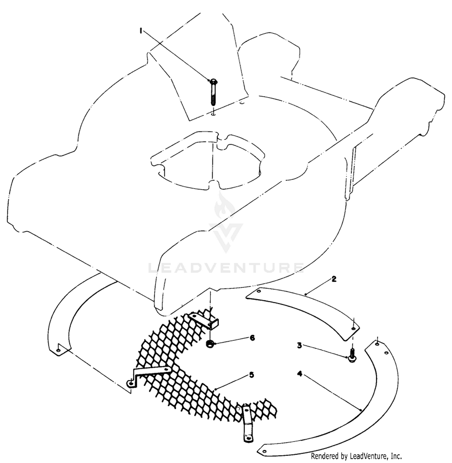Leaf Shredder Kit No. 37-0120 (optional)