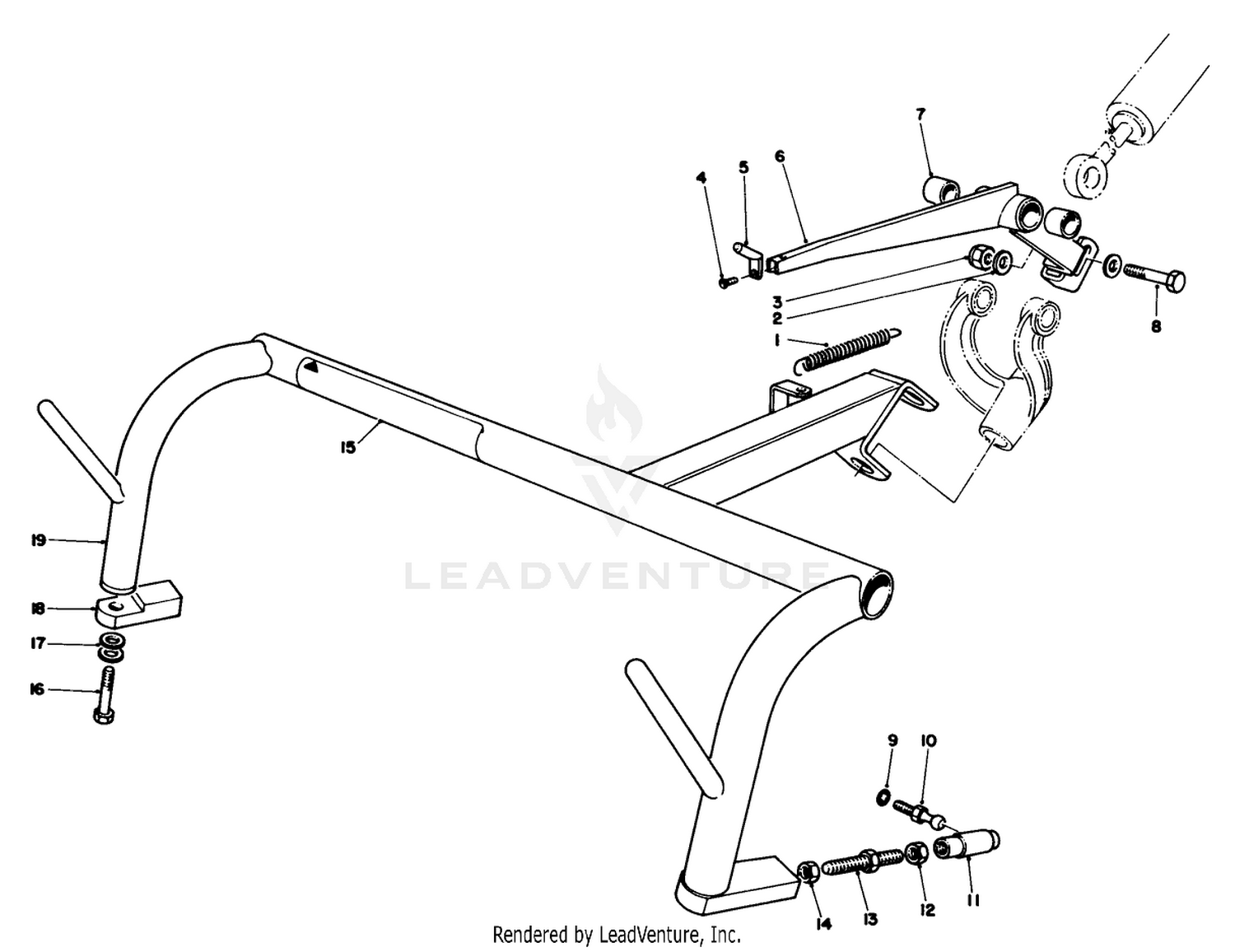 Direct Suspension Pull Frame Kit Model No. 04452 (optional)