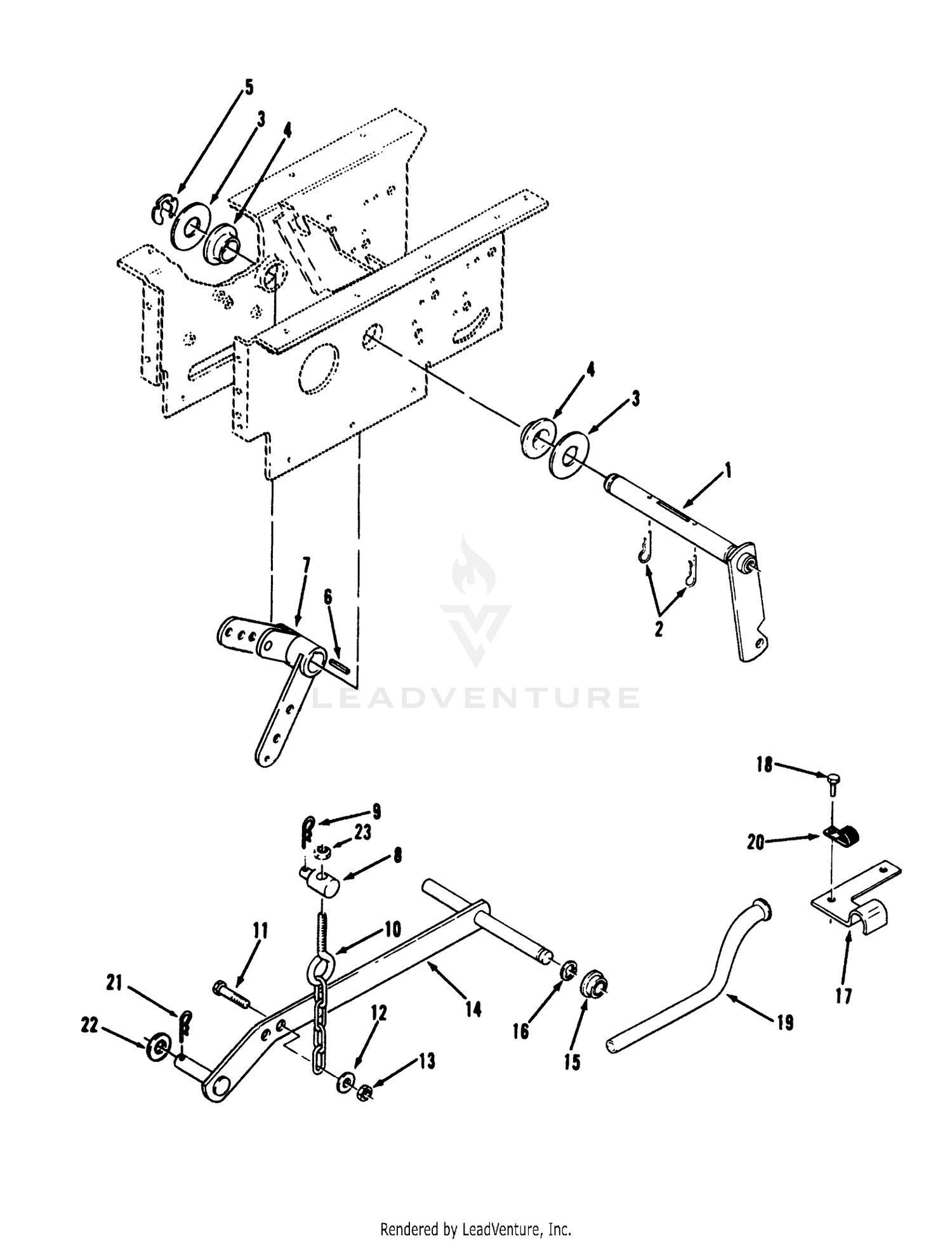 Hydrostatic Lift Linkage