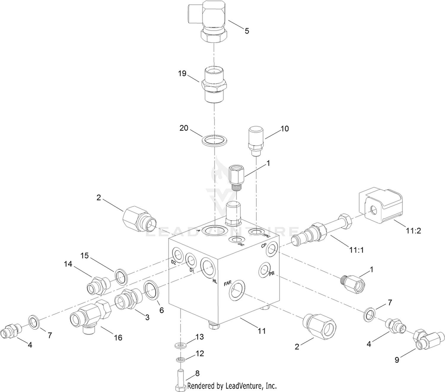 Hydraulic Transimission Manifold Assembly