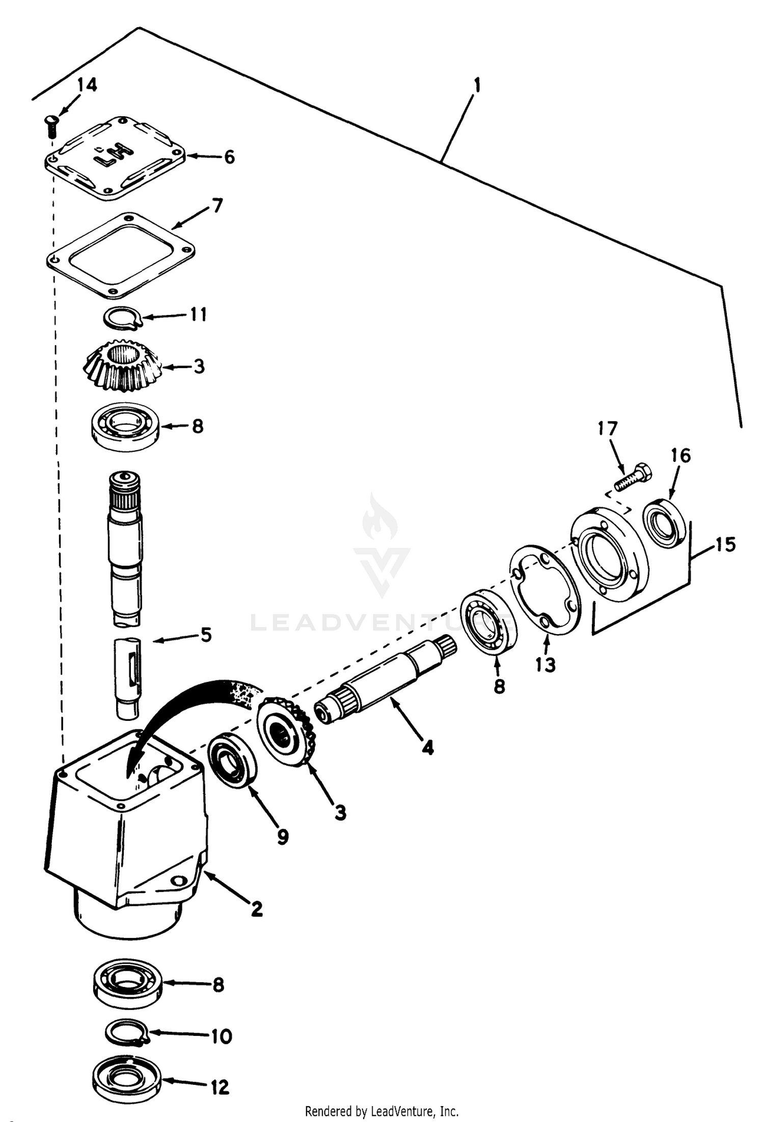 Grass Collection System Model No. 30751  30576 (optional) (continued) Gear Box Assembly Model No. 4398-P91