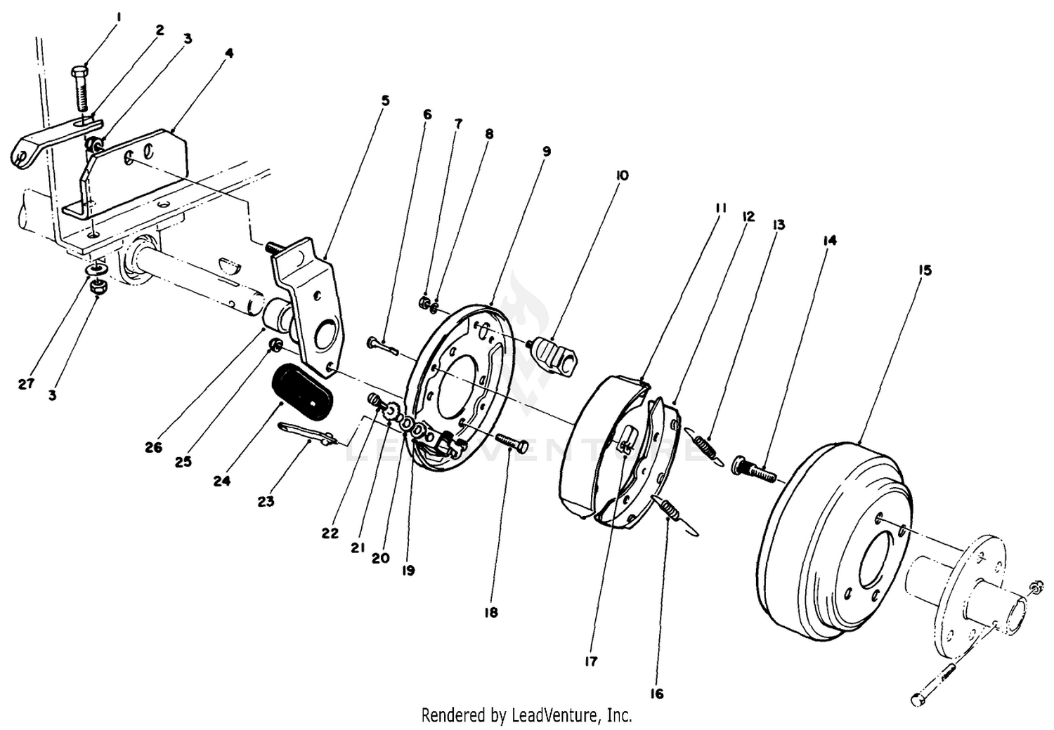 Brake Kit Model No. 30758 (optional)