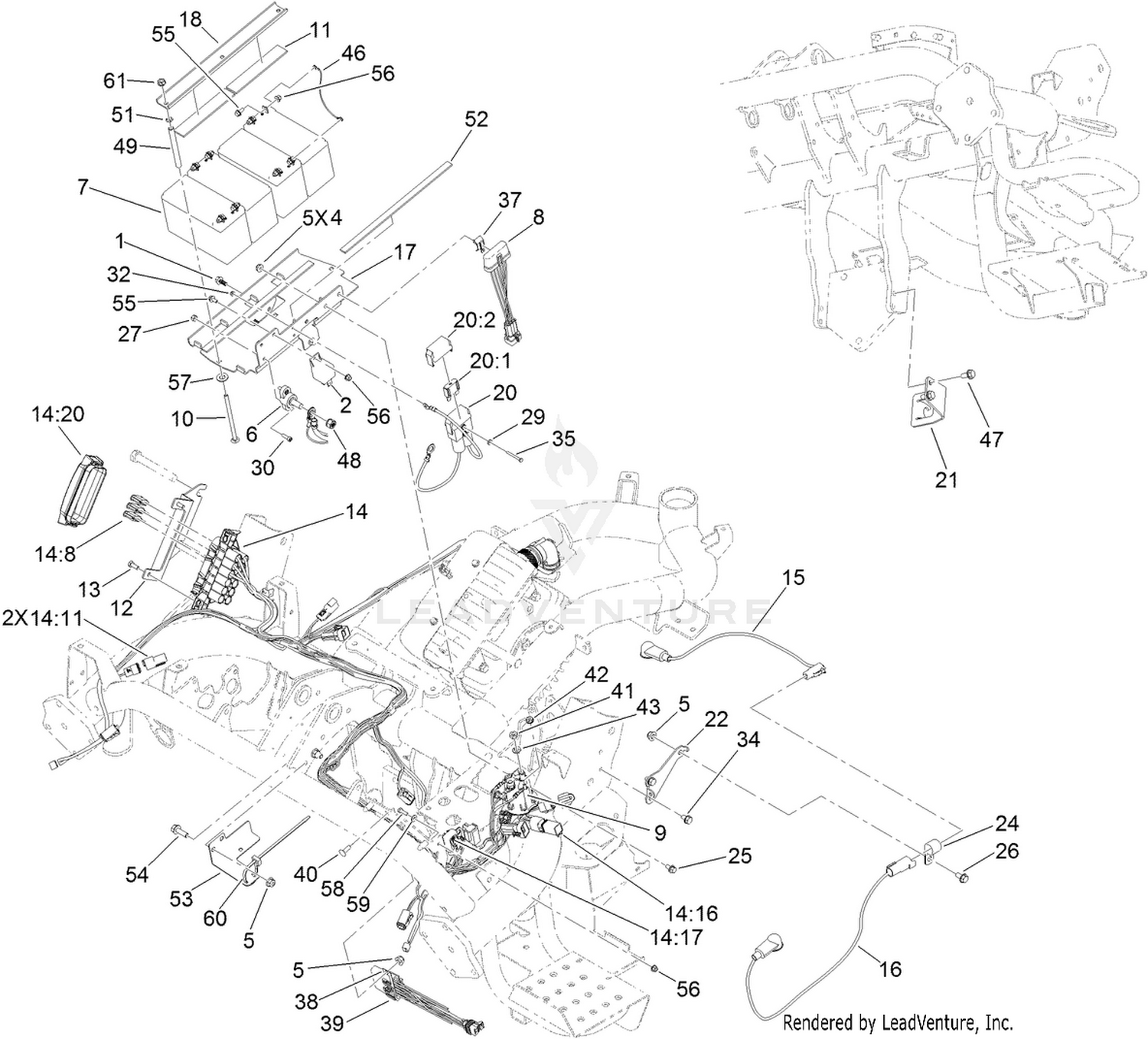 Electric Mow Battery Assembly