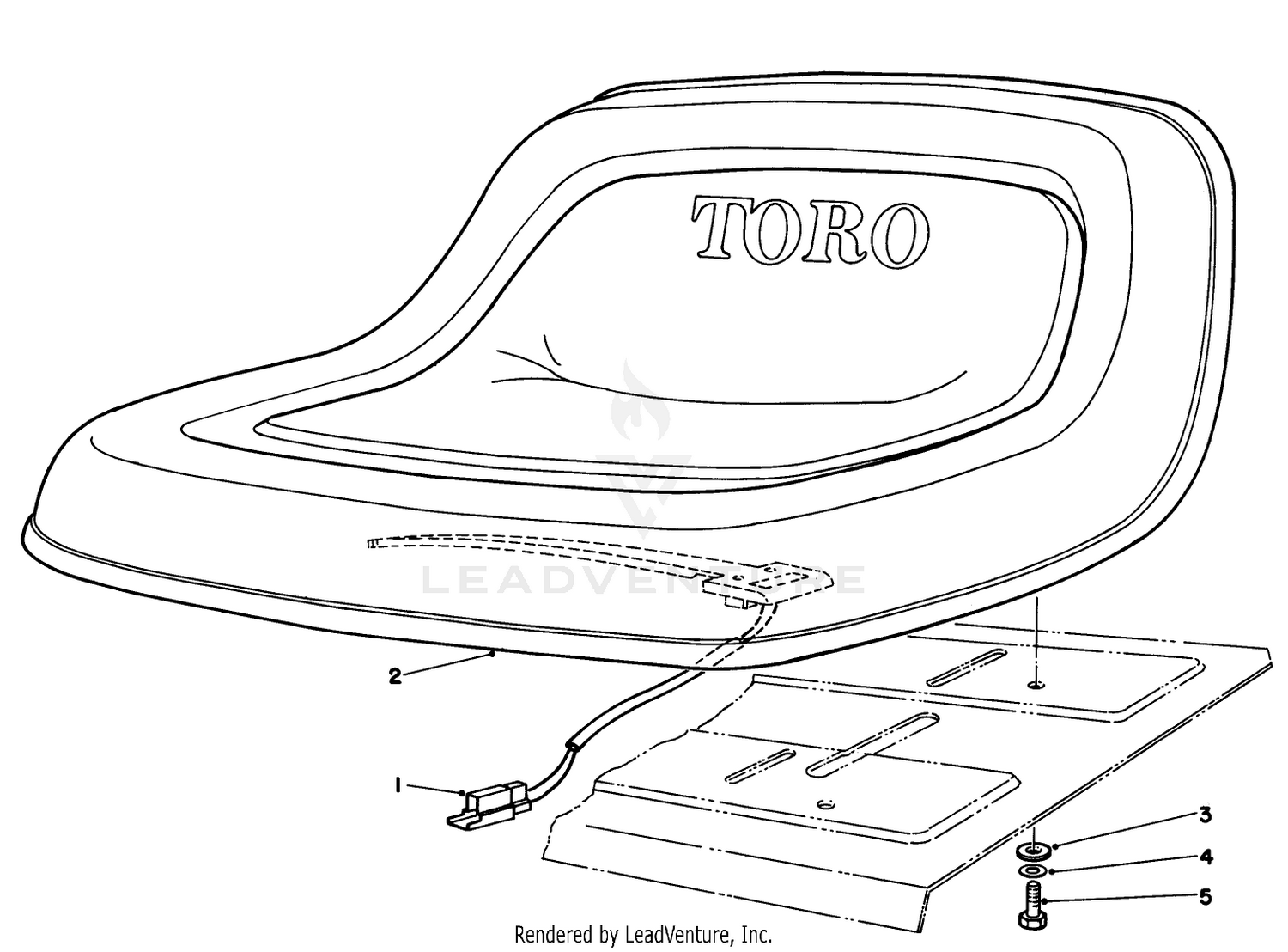 Seat Assembly No. 55-8690 (optional)