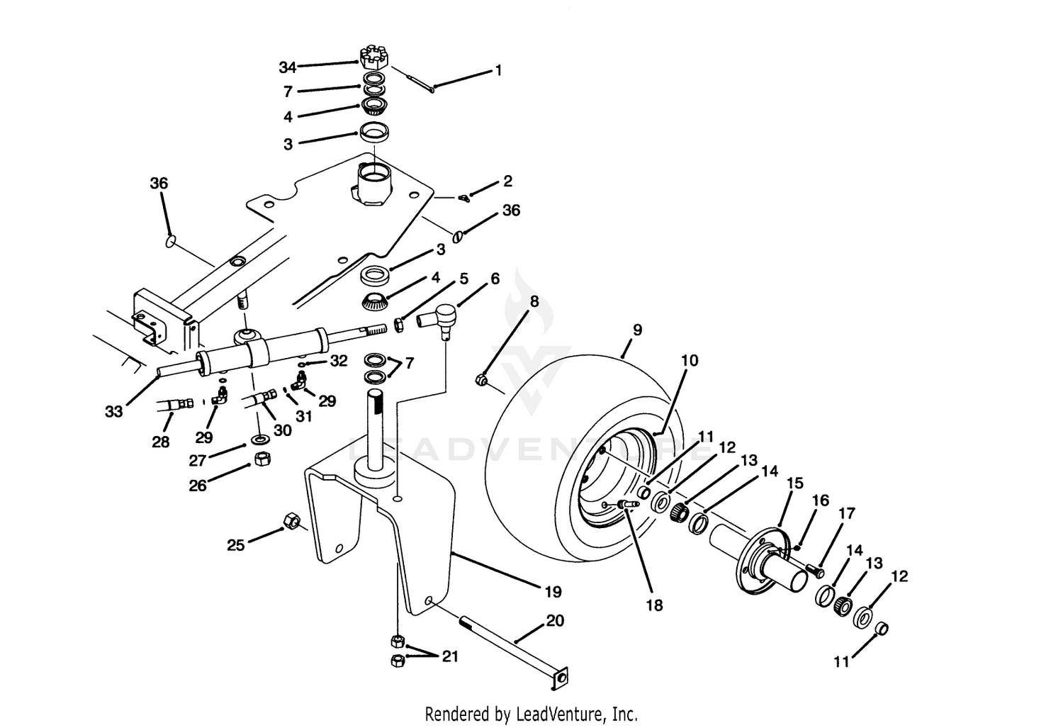 Rear Wheel Assembly