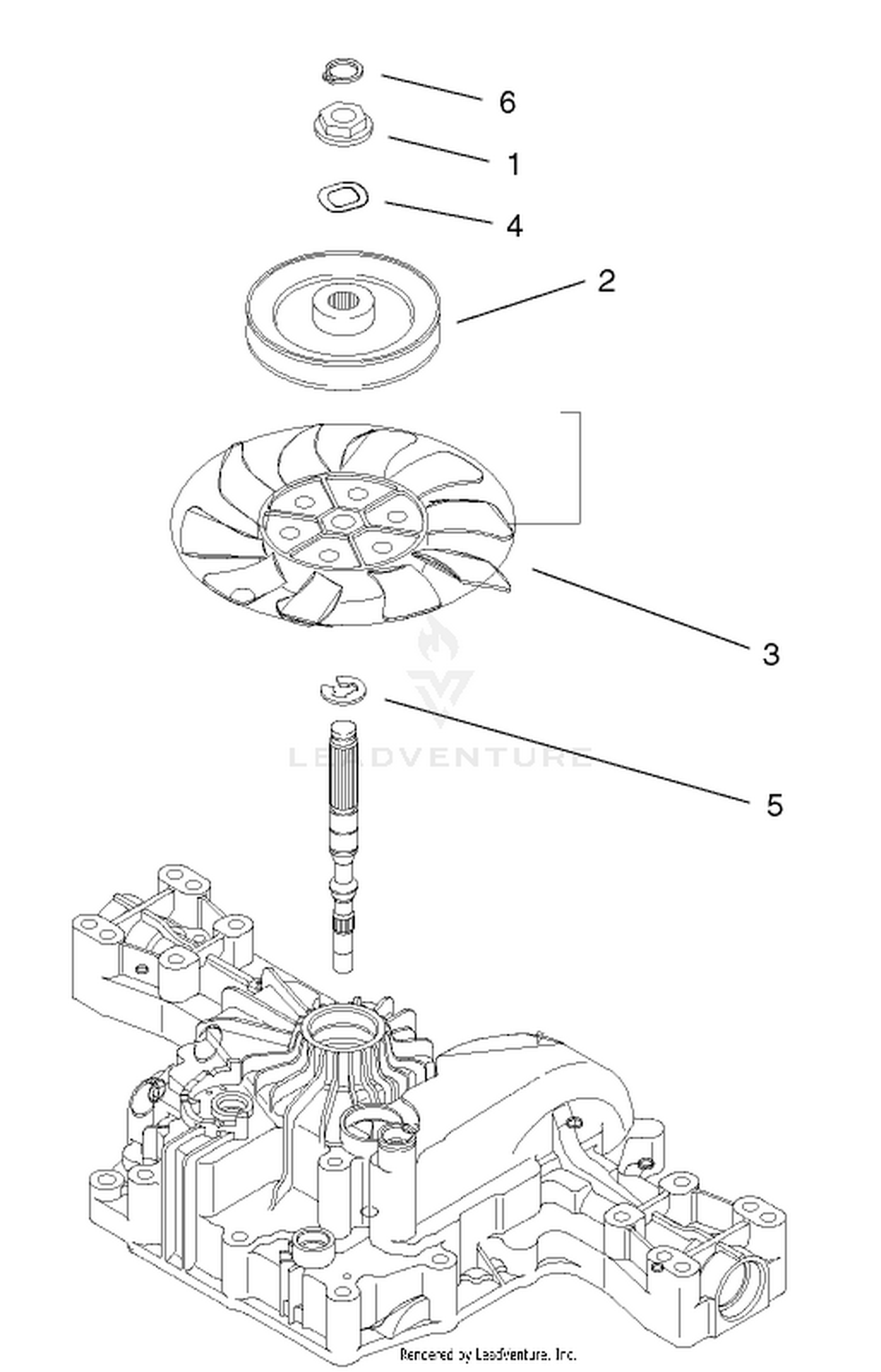 Fan Pulley Assembly