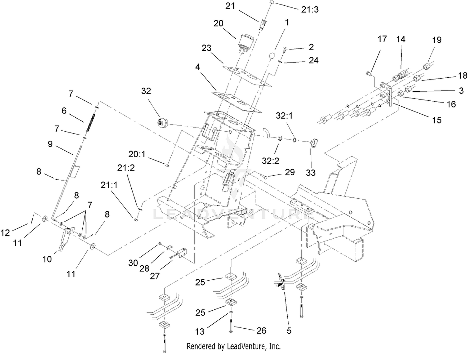 Steering Tower Assembly