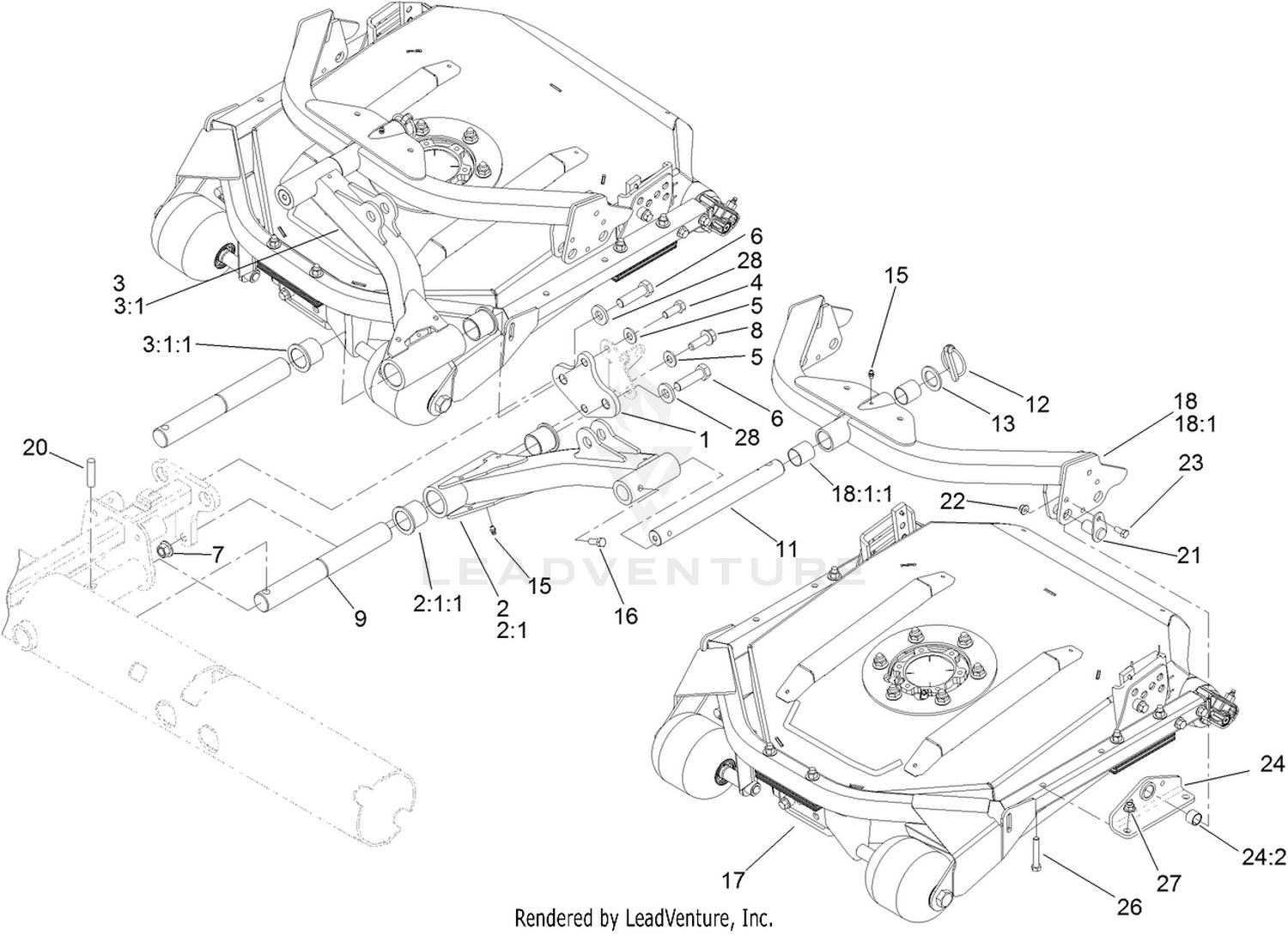 Rear Lift Arm Assembly