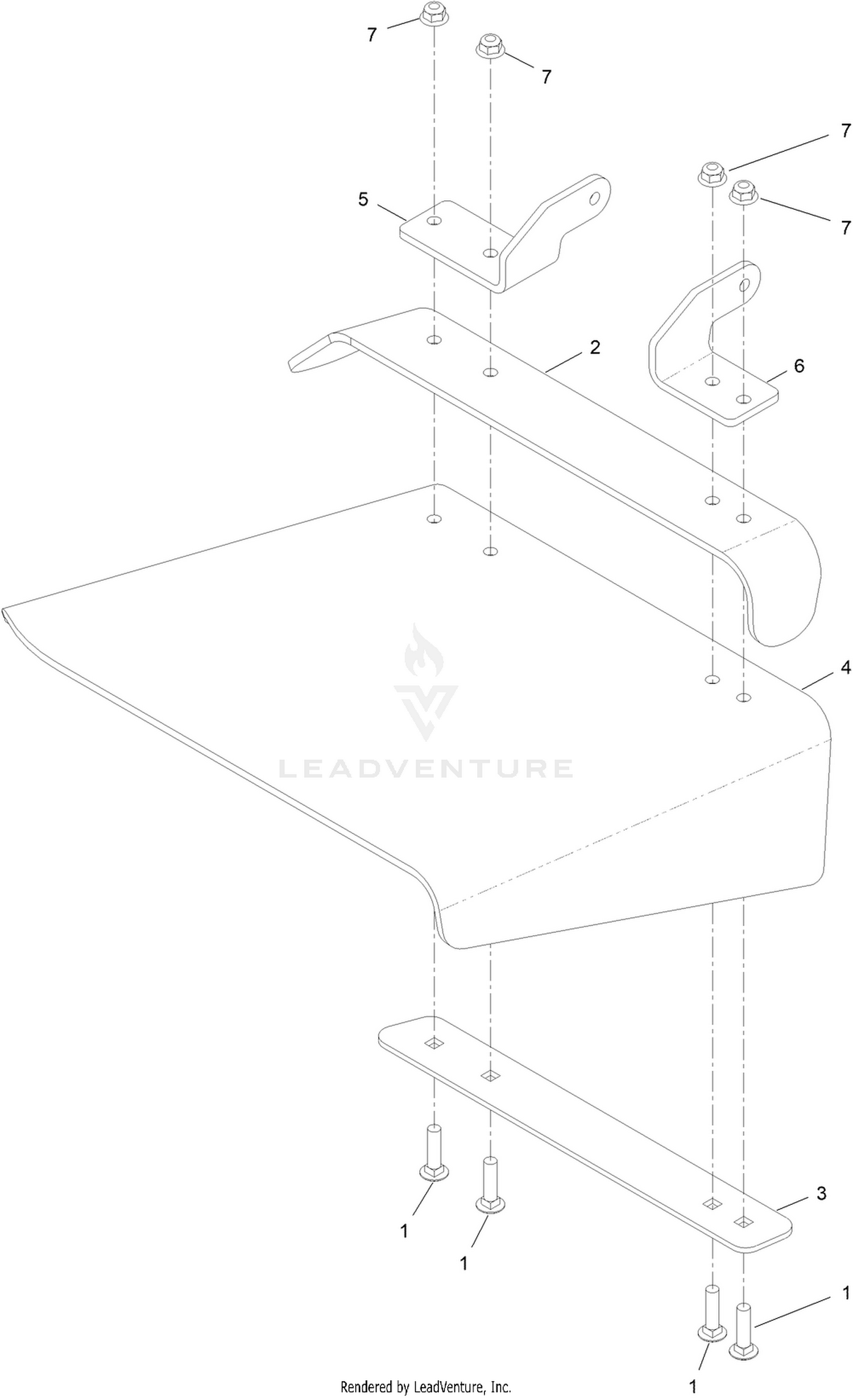 Deflector Assembly No. 144-2635