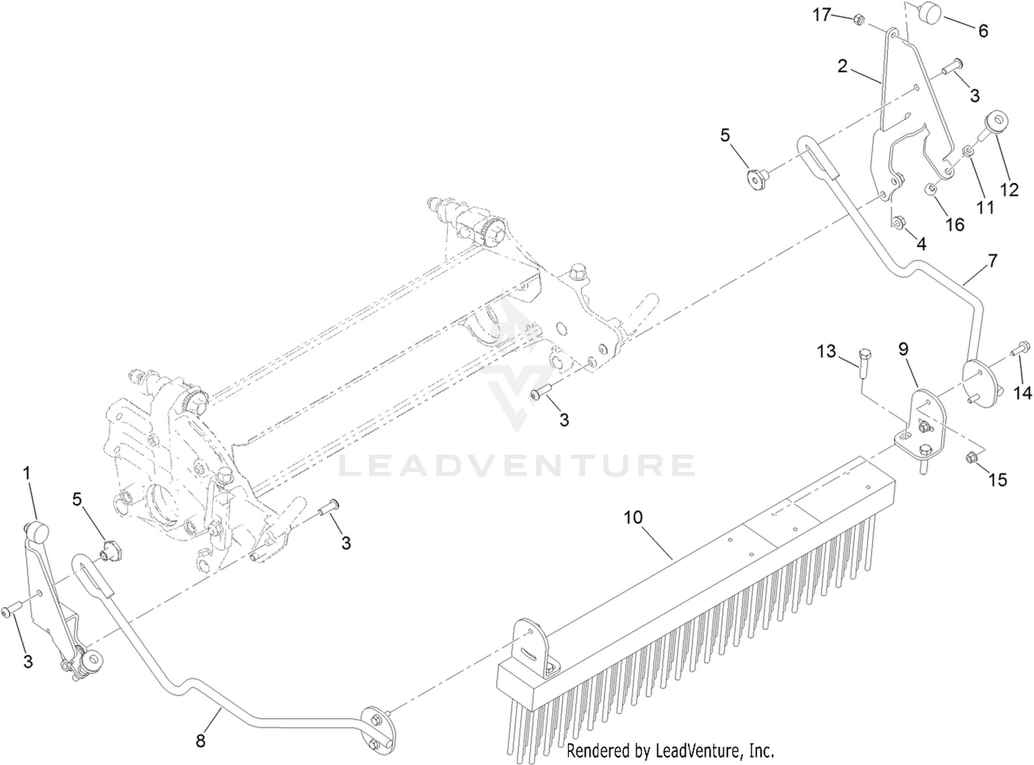 Out-Front Brush Kit Assembly No. 139-4371