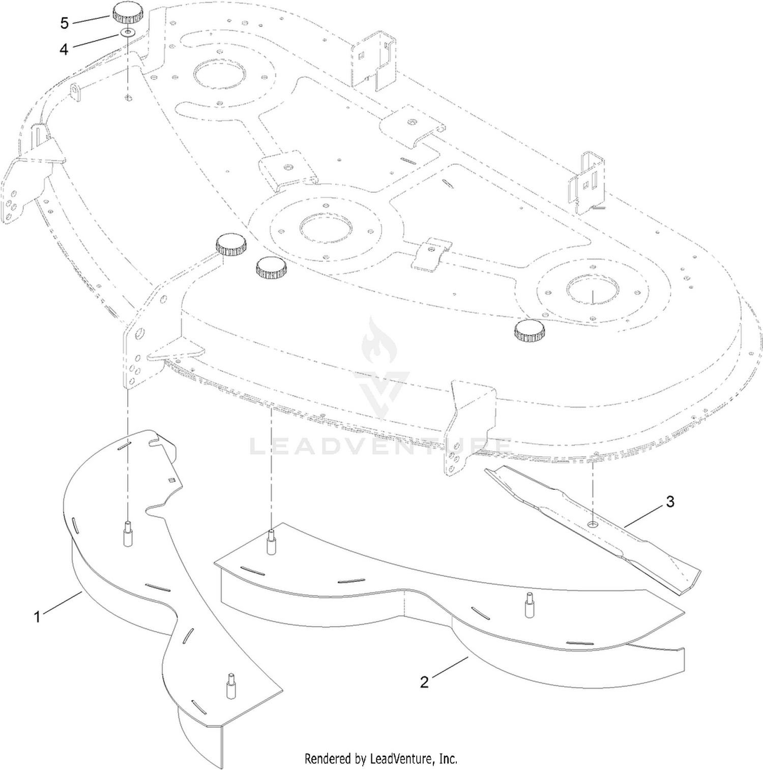 50 Inch Mulch Kit Assembly