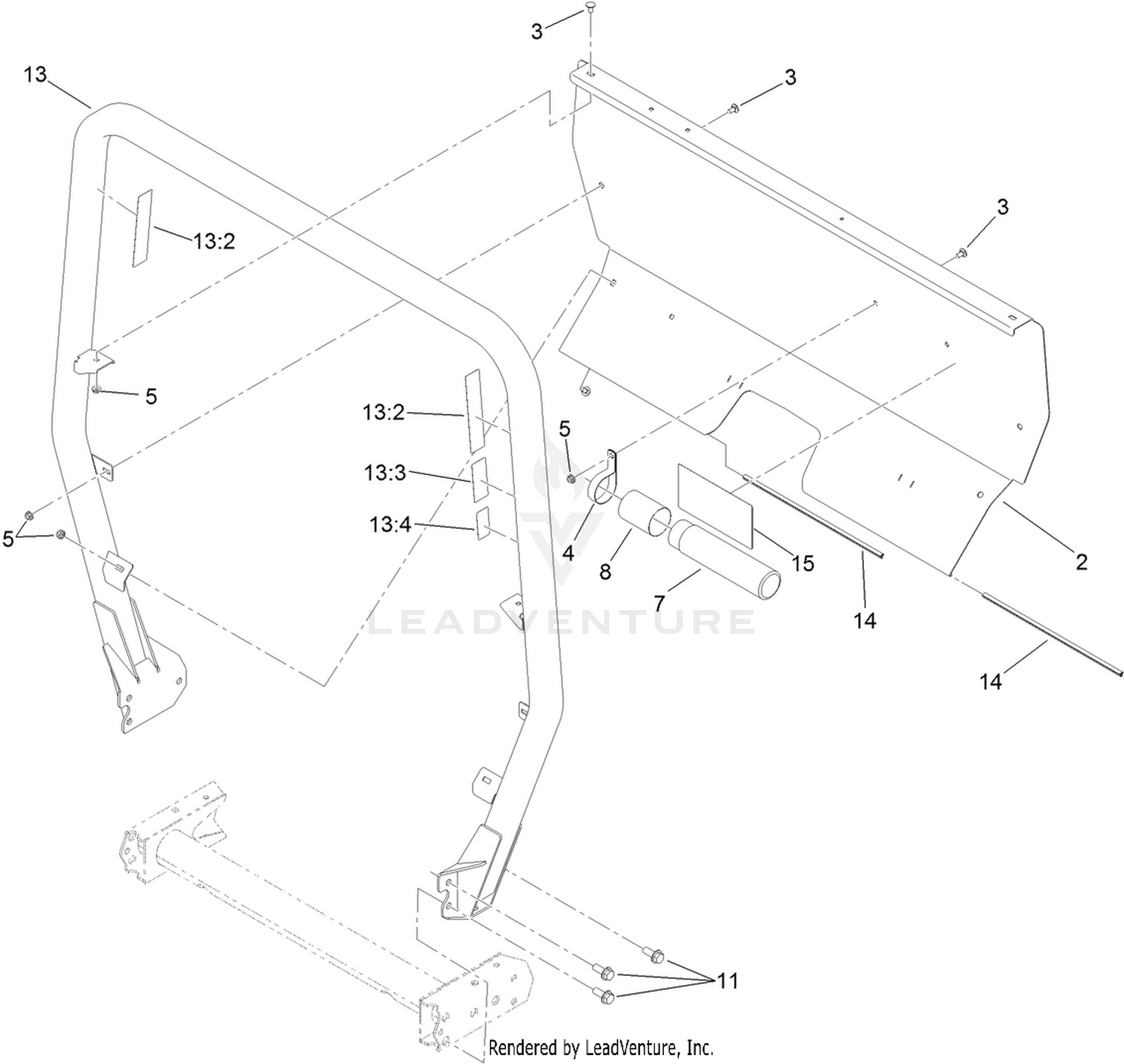Roll-Over Protection System Assembly