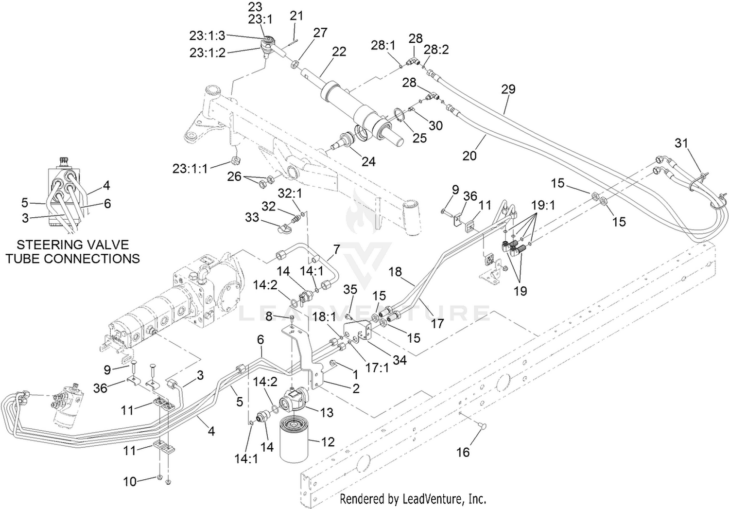Steering Hydraulic Assembly