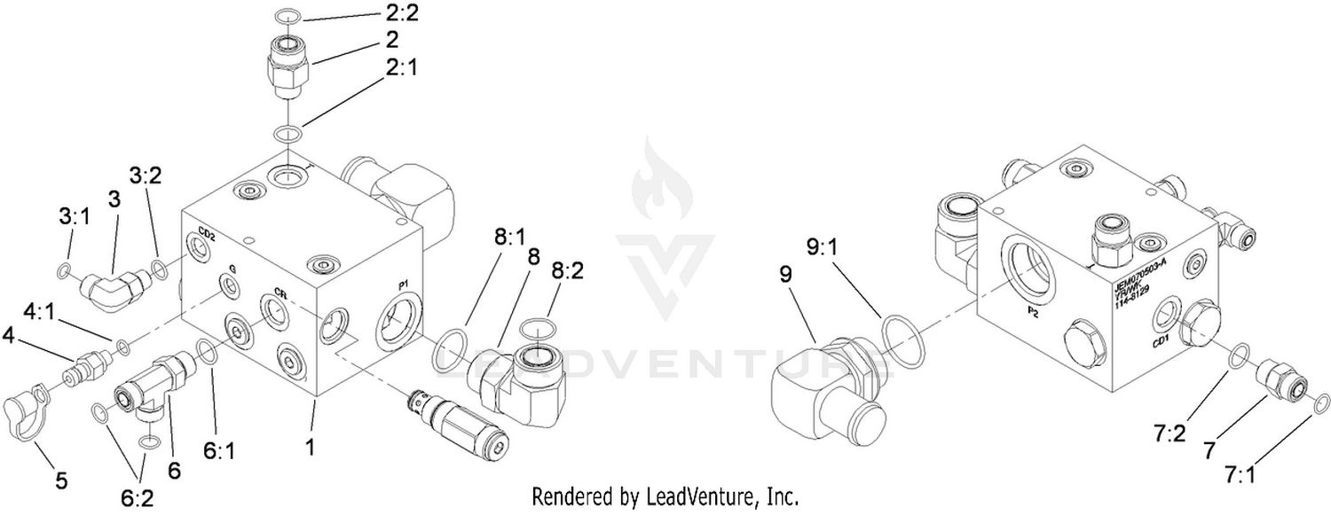 Filter Manifold Assembly No. 117-2391