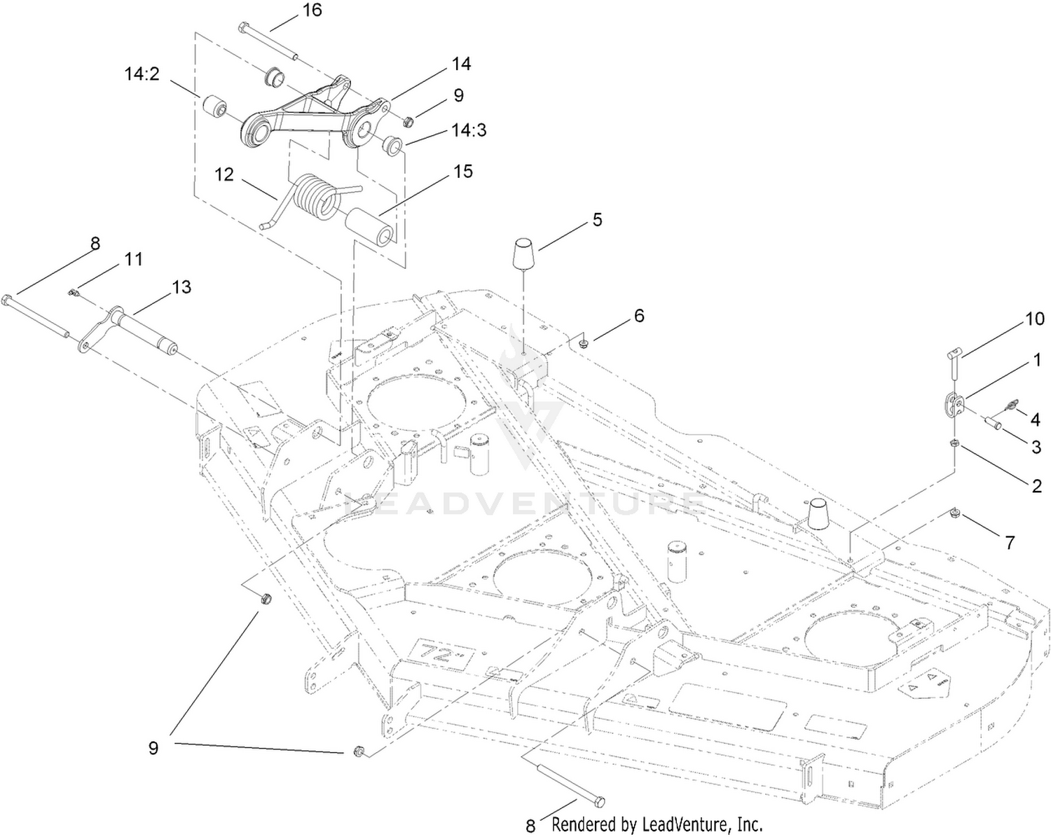 Adjustment Link and Bumper Assembly
