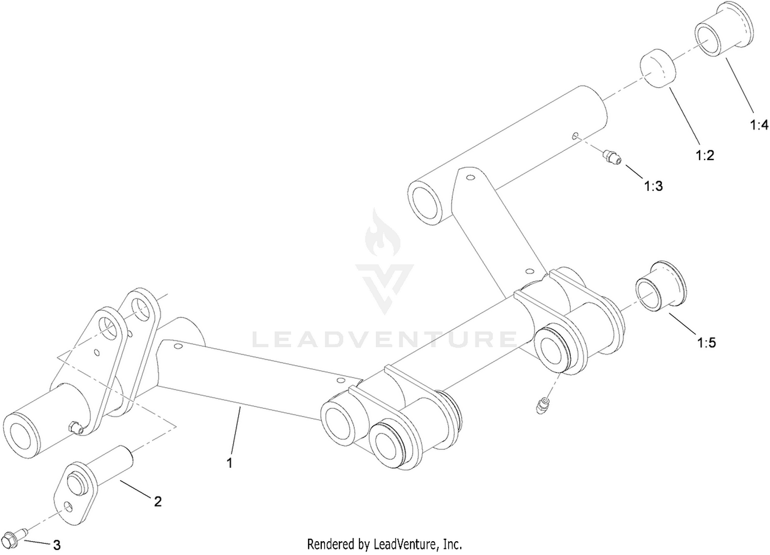 Hitch Replacement Assembly No. 115-5649