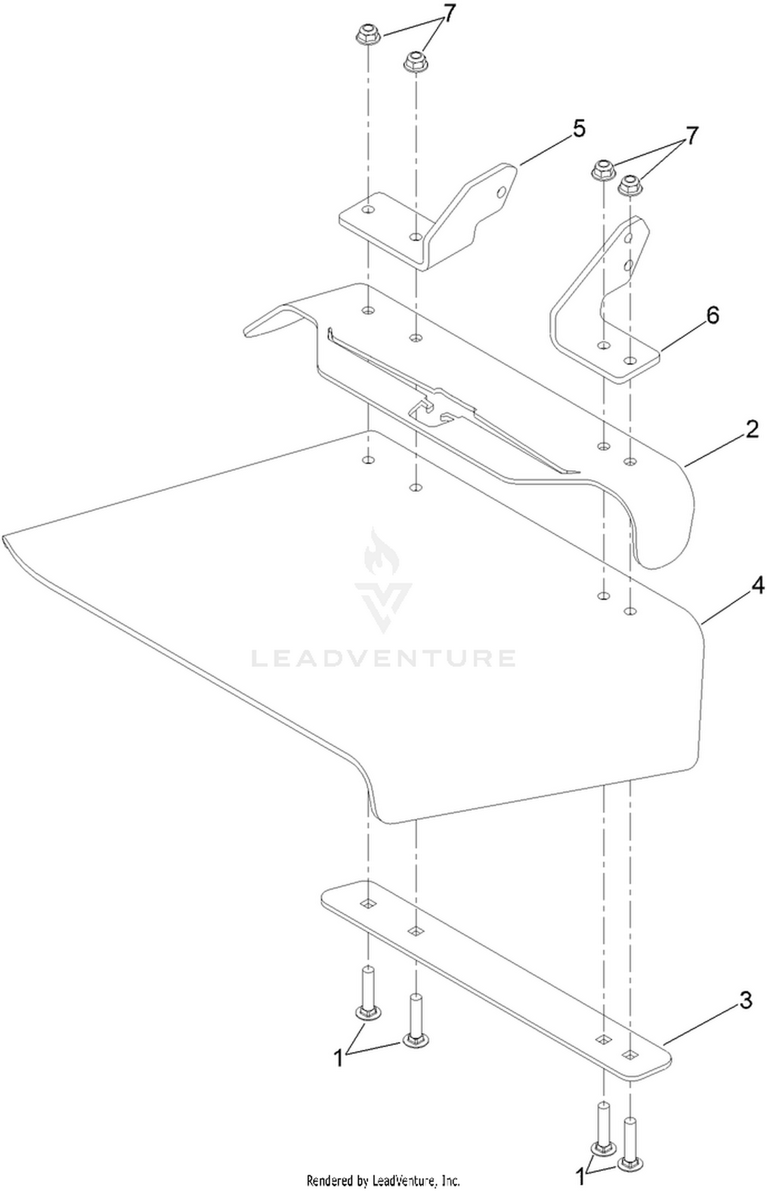 Deflector Assembly No. 144-2635