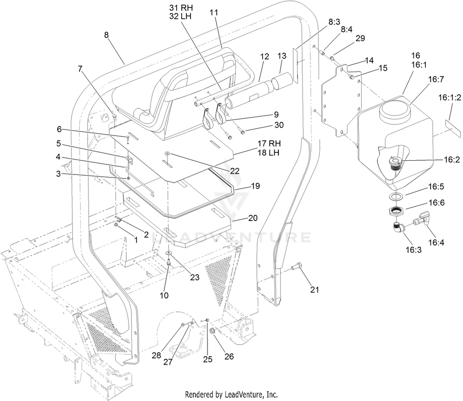 Roll-Over Protection System and Seat Assembly