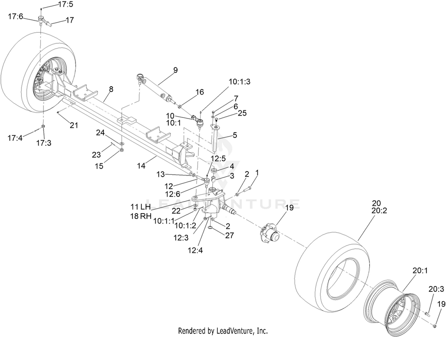 Front Axle Assembly