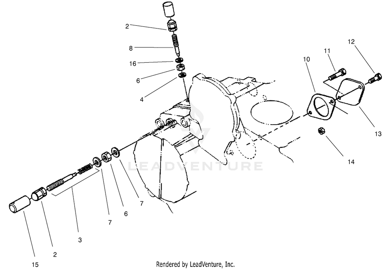 Engine Stop Lever Assembly