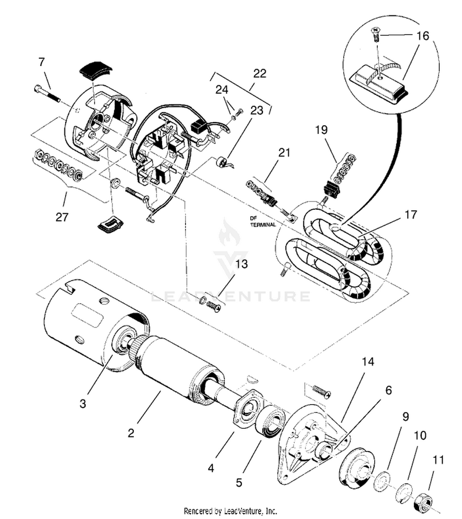 Starter Generator Assembly No. 99-7108