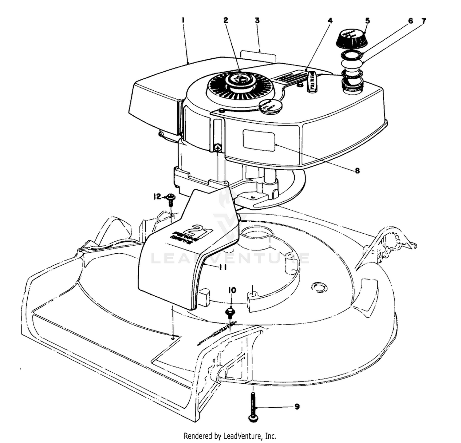 Engine Assembly Model No. 21610