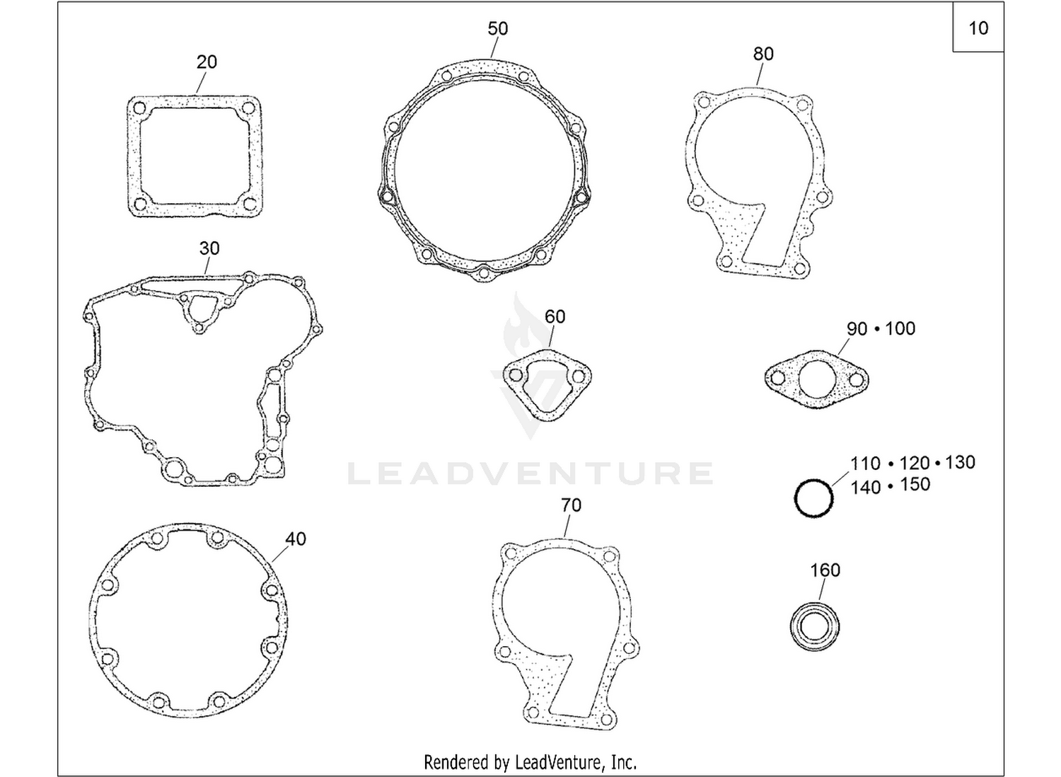 Lower Engine Gasket Kit