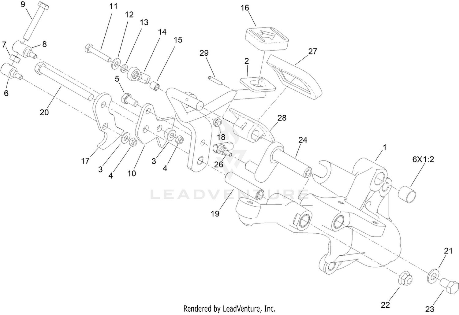 Right Hand Support Platform Assembly