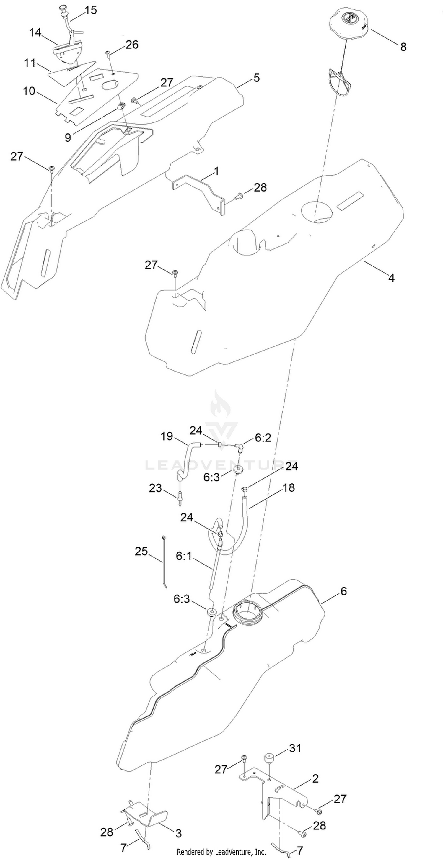 Body Styling and Fuel Pod Assembly