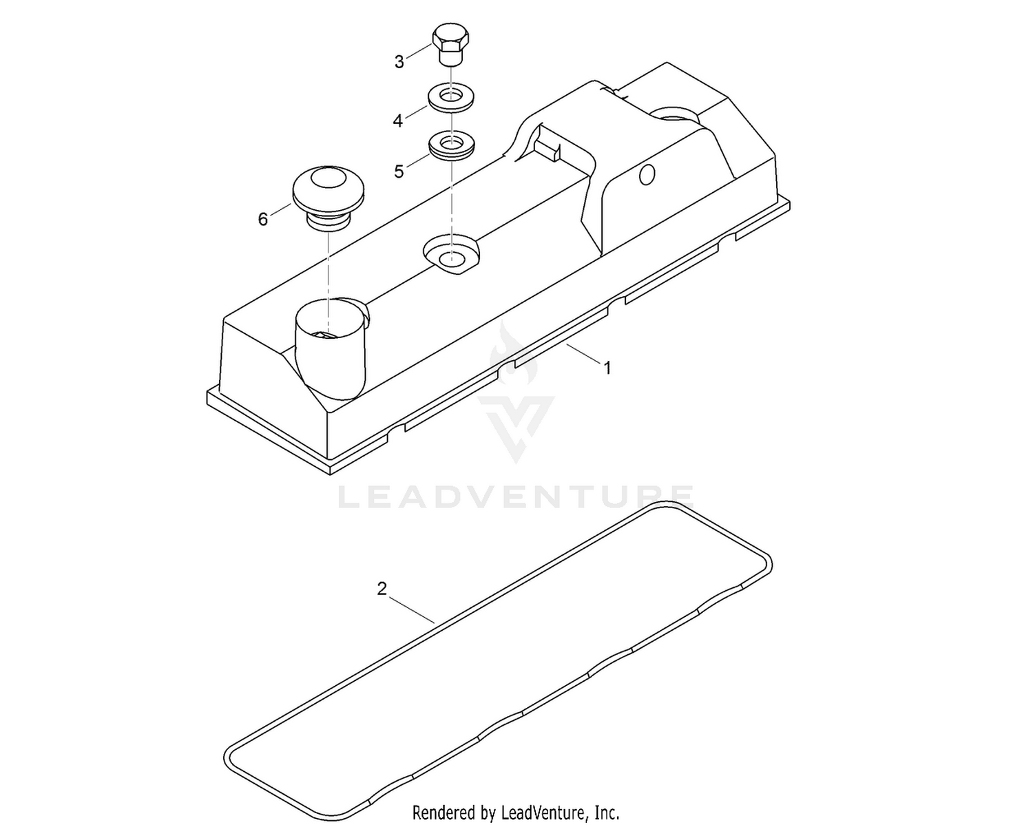 Engine Valve Cover Assembly