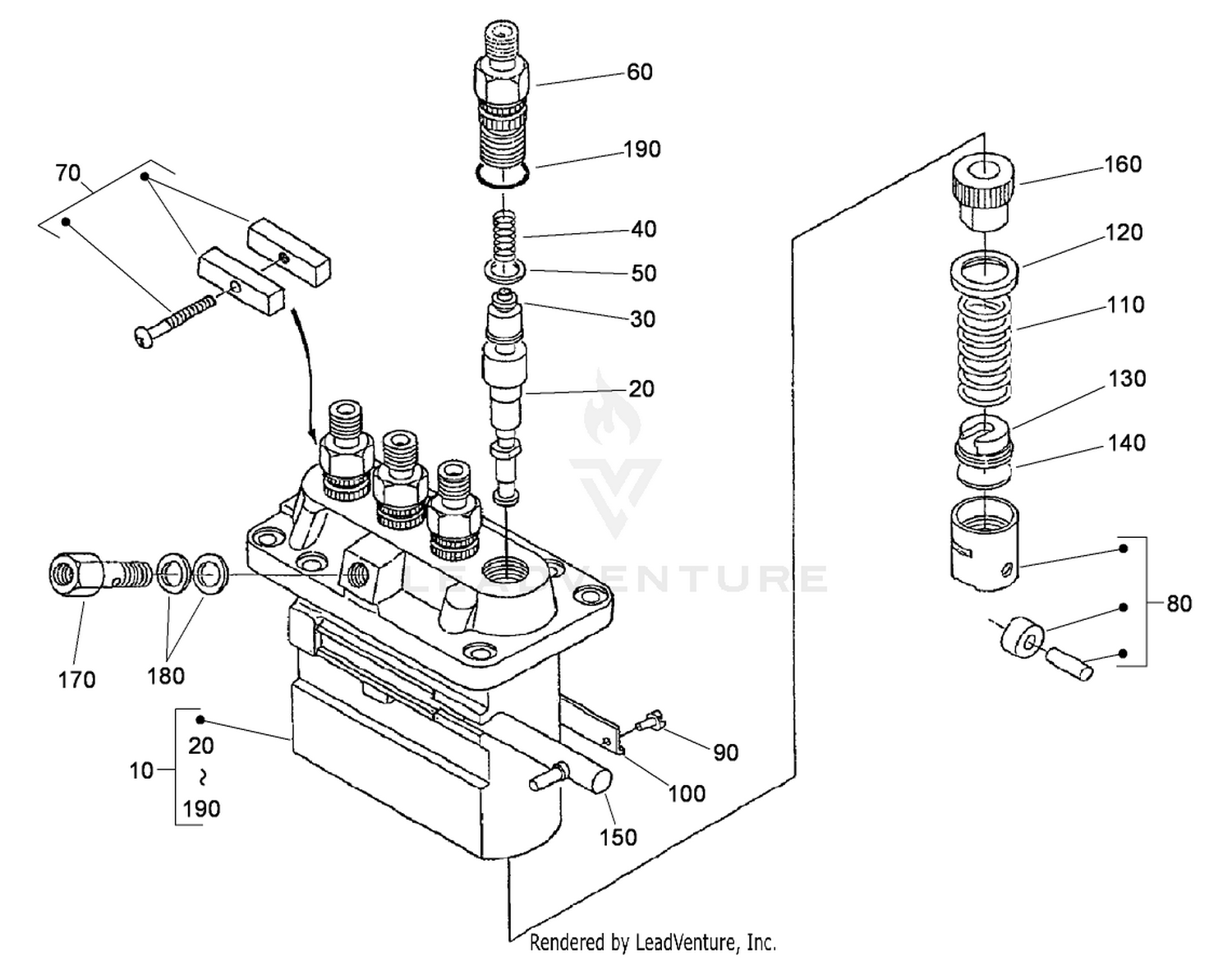 Injection Pump (Component Part) Assembly