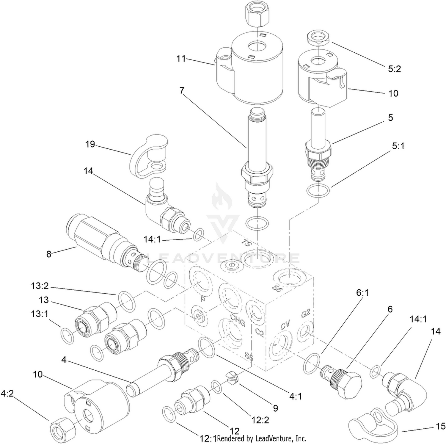 Lift Manifold Assembly No. 117-2388