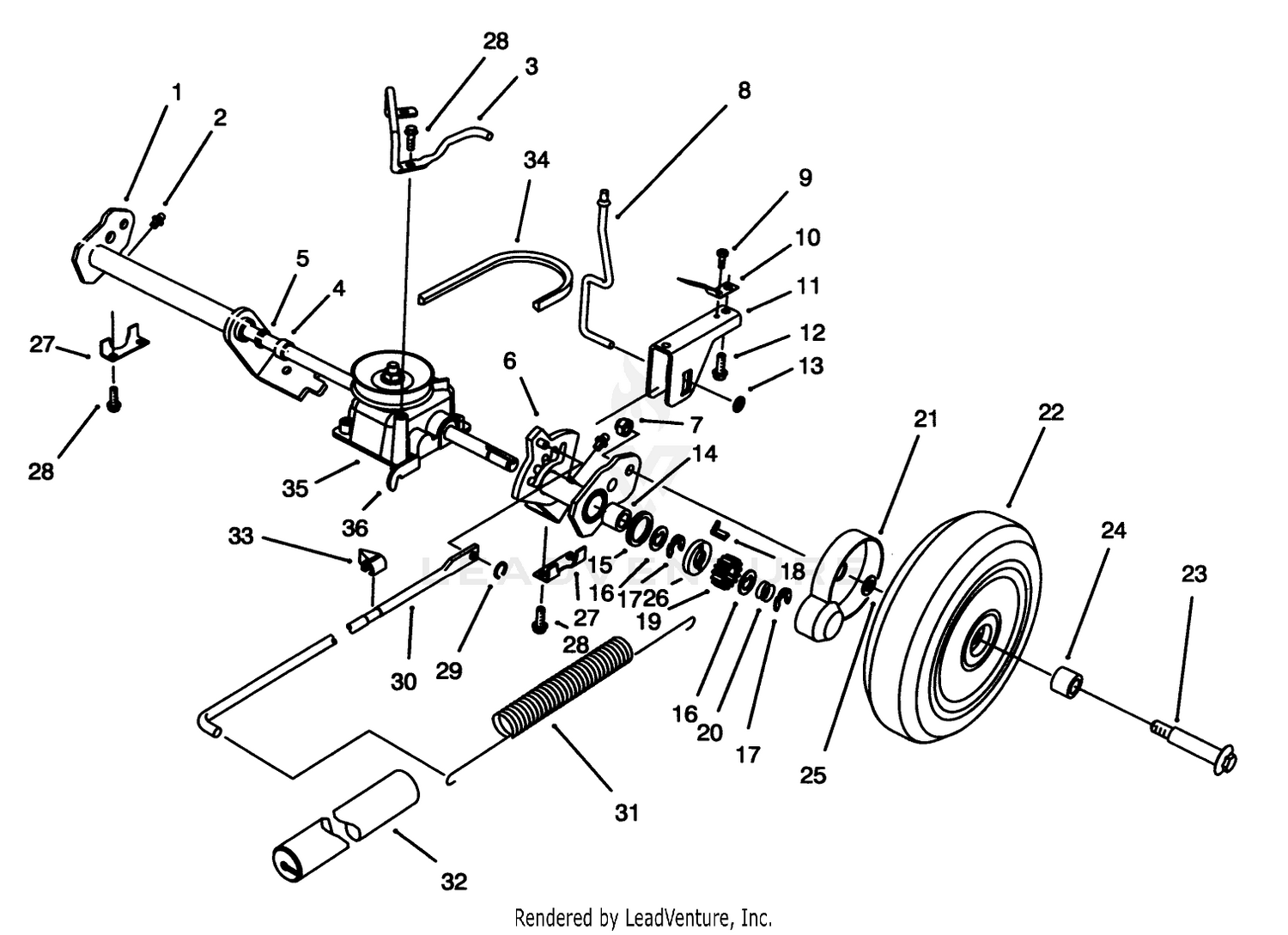 S.p. Rear Axle Assembly