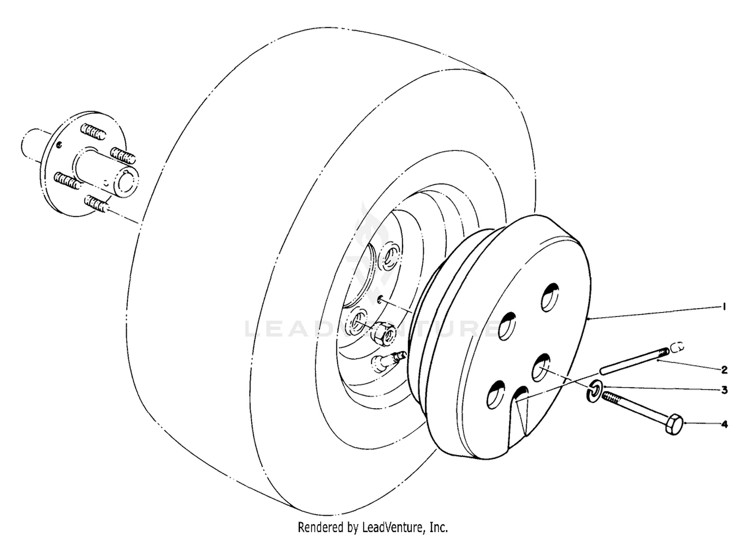 Wheelweight Kit Model No. 56-6620 (optional) (for 44" Snow Thrower Model No. 30761)