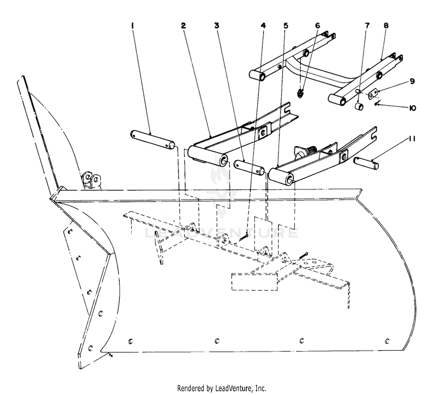 V-Plow Installation No. 30755 (optional)